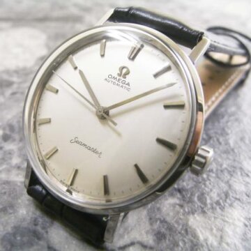 アンティーク オメガ OMEGA シーマスター 三針 正面全体