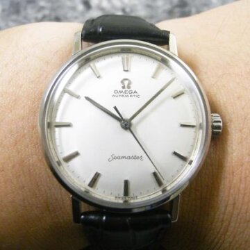 アンティーク オメガ OMEGA シーマスター 三針 背面