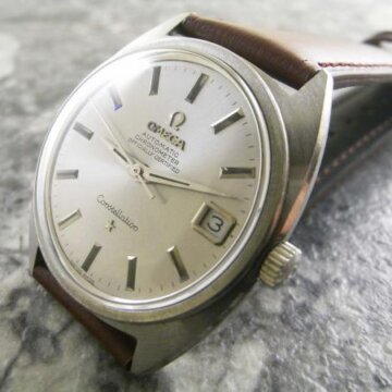 OMEGA・オメガ Constellation・コンステレーション ジェラルド ジェンタデザイン Cライン ドルフィンハンド 正面全体