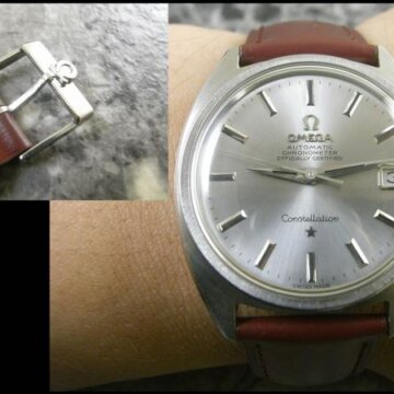 OMEGA・オメガ Constellation・コンステレーション ジェラルド ジェンタデザイン Cライン ドルフィンハンド 背面