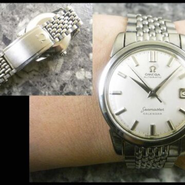 オメガ・OMEGA シーマスター カレンダー/ Ref.2849 アンティーク 希少 背面