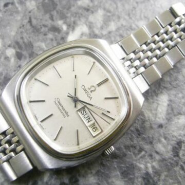 オメガ OMEGA シーマスター アンティーク 三針 正面全体