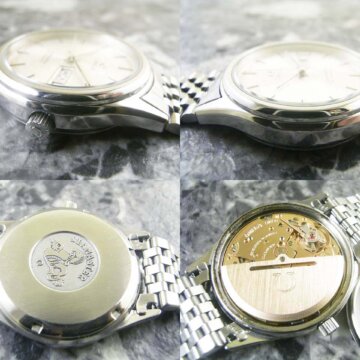 OMEGA オメガ SEAMASTER シーマスター シルバーダイヤル 自動巻 側面 リューズ