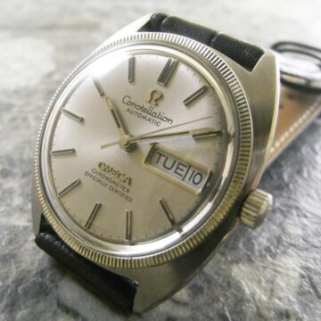 OMEGA オメガ コンステレーション Cライン ジェラルドジェンタ Ref.168.029 WGベゼル 正面全体