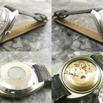 OMEGA オメガ コンステレーション Cライン ジェラルドジェンタ Ref.168.029 WGベゼル 側面 リューズ