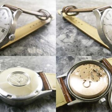 OMEGA/オメガ constellation/コンステレーション シルバーダイヤル ラウンド 側面 リューズ