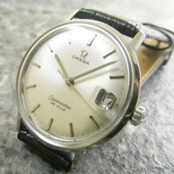 オメガ・OMEGA シーマスター アンティーク ラウンド ペンシルハンド 正面全体