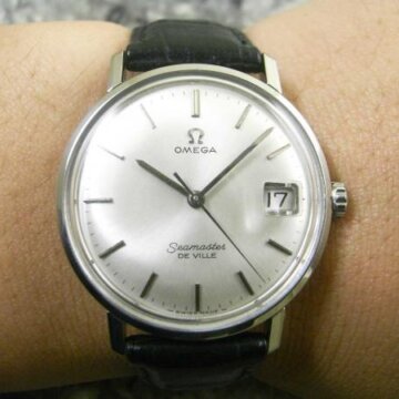 オメガ・OMEGA シーマスター アンティーク ラウンド ペンシルハンド 背面