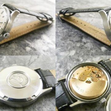 OMEGA/オメガ constellation/コンステレーション シルバーダイヤル ラウンドケース 側面 リューズ