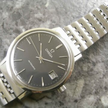 オメガ OMEGA ラウンド オートマティック 正面全体