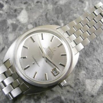 OMEGA・オメガ Constellation・コンステレーション ジェラルド ジェンタ Cライン ドルフィンハンド ブレス付 正面全体