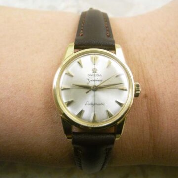 OMEGA Ladymatic アンティーク クロスライン 背面