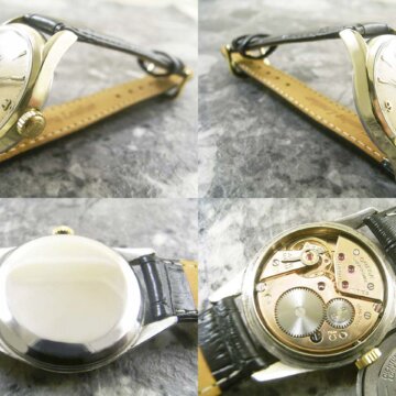 オメガ スモールセコンド 1956年 アンティーク 側面 リューズ