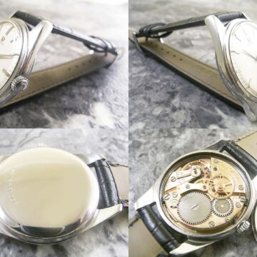 オメガ シーマスター アンティーク ランチェロケースモデル Ref.2990-1 希少 側面 リューズ