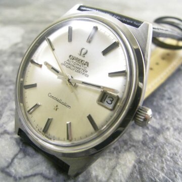 OMEGA/オメガ constellation/コンステレーション Cal.564／自動巻クロノメーター シルバーダイヤル 正面全体