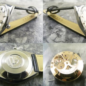 OMEGA/オメガ constellation/コンステレーション Cal.564／自動巻クロノメーター シルバーダイヤル 側面 リューズ