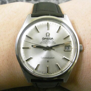 OMEGA/オメガ constellation/コンステレーション Cal.564／自動巻クロノメーター シルバーダイヤル 背面