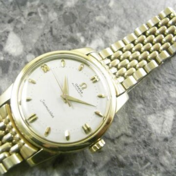 OMEGA SEAMASTER 自動巻腕時計 アンティーク 正面全体