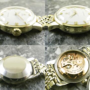 OMEGA SEAMASTER 自動巻腕時計 アンティーク 側面 リューズ