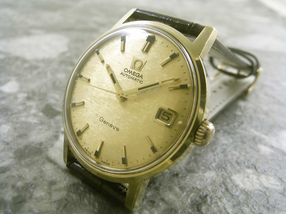 オメガ モザイク文字盤 アンティーク 稀少 シンボルマーク