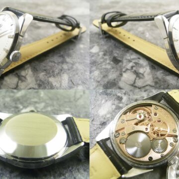 OMEGA オメガ 手巻き30mmキャリバー cal.284 ノンデイト ドルフィンハンド 希少 インデックス 側面 リューズ