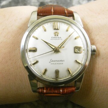 オメガ・OMEGA シーマスター カレンダー/ Ref.2849 アンティーク腕時計 メンズ 背面