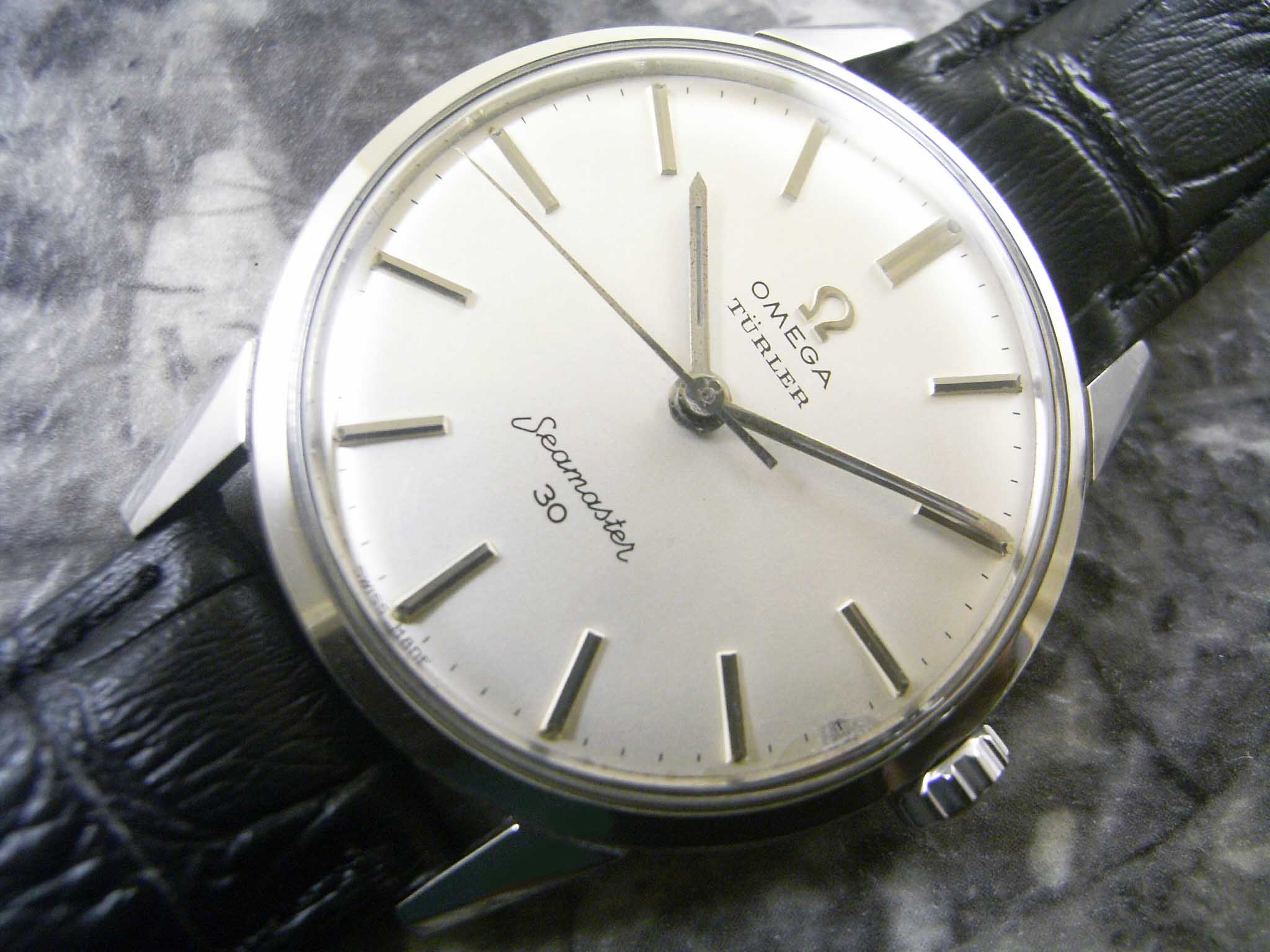 オメガ シーマスター３０ 手巻き - 腕時計(アナログ)