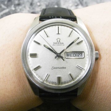 オメガ・OMEGA シーマスター・Seamaster アンティーク デイデイト 背面
