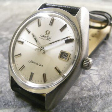 アンティーク オメガ OMEGA シーマスター 三針 正面全体