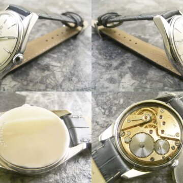 OMEGA・オメガ シーマスター ランチェロケース 手巻き30mmキャリバー スモールセコンド Ref.2990-1 側面 リューズ