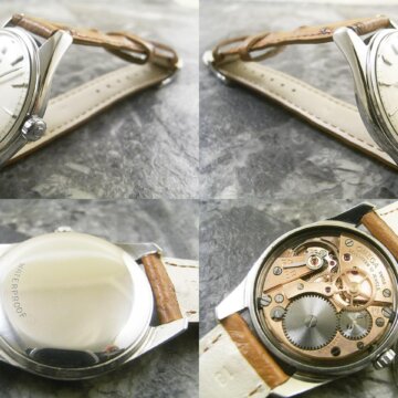 OMEGA オメガ シーマスター/ランチェロケース 30mmキャリバー 手巻き 側面 リューズ