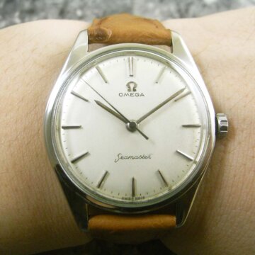 OMEGA オメガ シーマスター/ランチェロケース 30mmキャリバー 手巻き 背面