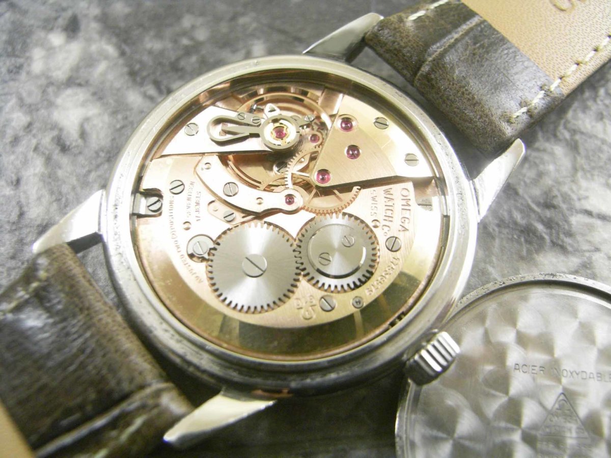 オメガ OMEGA クロスライン ジュネーブ/Geneve 希少ロゴ 2トーン