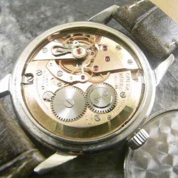 オメガ OMEGA クロスライン ジュネーブ/Geneve 希少ロゴ 2トーン文字盤 ムーブメント