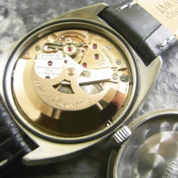 OMEGA/オメガ コンステレーション Cライン/ジェラルドジェンタケース シルバーモザイクダイヤル WGベゼル ムーブメント