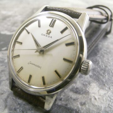 オメガ OMEGA シーマスター Seamaster アンティーク 30ミリキャリバー 正面全体
