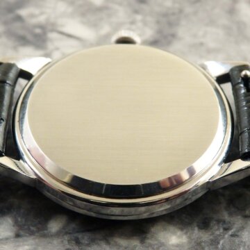 OMEGA オメガ クロスライン ジュネーブ/Geneve 希少ロゴ 2トーン文字盤 背面 ベルト