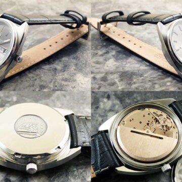 OMEGA オメガ/コンステレーション Cライン 後期型 ジェラルド・ジェンタ 自動巻きクロノメーター 稀少 ガンメタフェイス 詳細画像7
