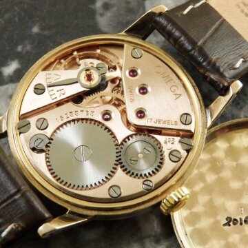 オメガ OMEGA スモセコ 30ミリキャリバー 金無垢 Cal.267 ムーブメント