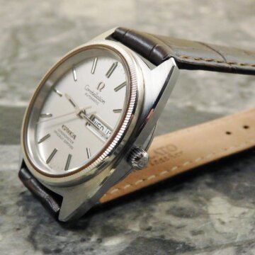 OMEGA オメガ/Constellation コンステレーション ジェラルド・ジェンタ/Cライン/後期型 Ref.ST.168.0057 1972年 側面 リューズ