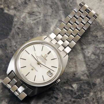 OMEGA オメガ コンステレーション・Cライン ジェラルドジェンタケース ／純正SSブレス 正面全体