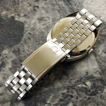 OMEGA オメガ コンステレーション・Cライン ジェラルドジェンタケース ／純正SSブレス 背面 ベルト