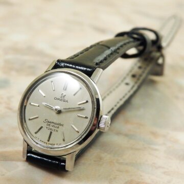 オメガ(OMEGA) シーマスター レディースサイズ アンティーク 正面全体