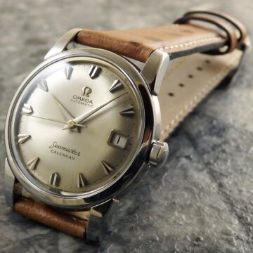 オメガ OMEGA シーマスター カレンダー アンティーク 正面全体
