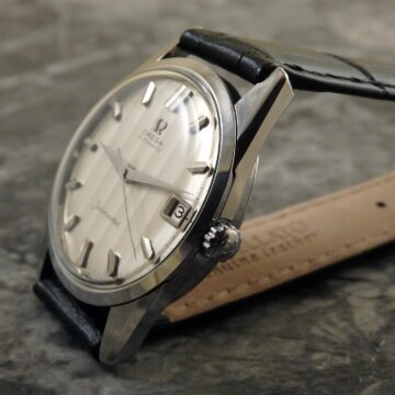 オメガ・OMEGA シーマスター アンティーク 希少 側面 リューズ