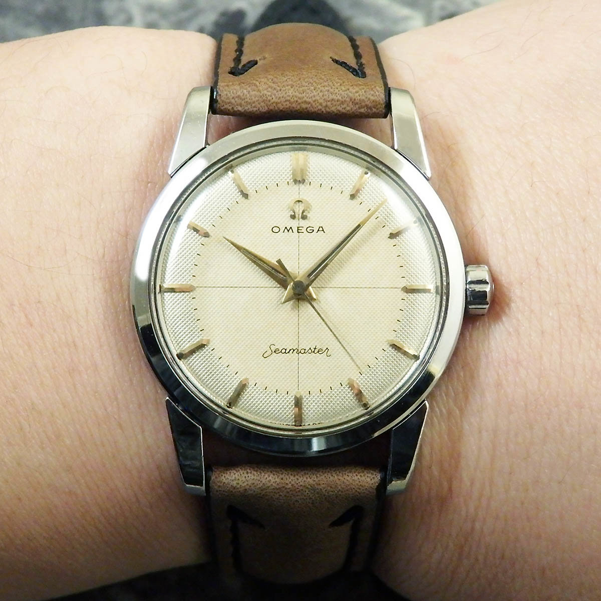 【ジャンク】OMEGA シーマスター 2759 O-7915| オメガ シーマスター Ref.2759-2SC Cal.420 SS ツートン