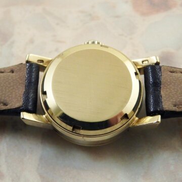 OMEGA Ladymatic アンティーク 腕時計 18KYG 金無垢 背面