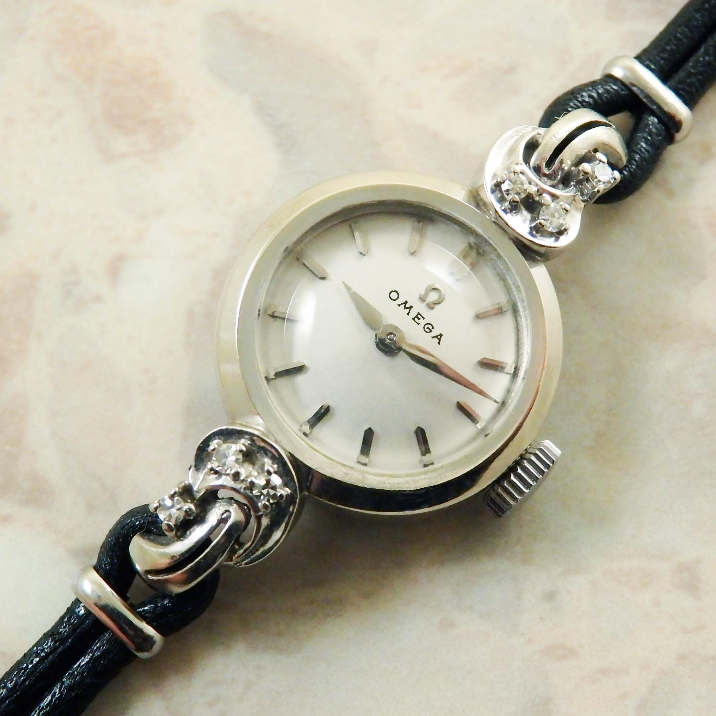 美品 バーバリー ザシティ 16Pダイヤ レディース 腕時計 クウォーツ