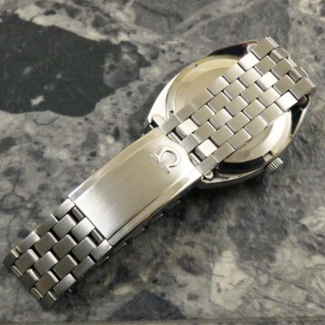 OMEGA オメガ コンステレーション・Cライン ジェラルドジェンタケース ／純正SSブレス 背面 ベルト