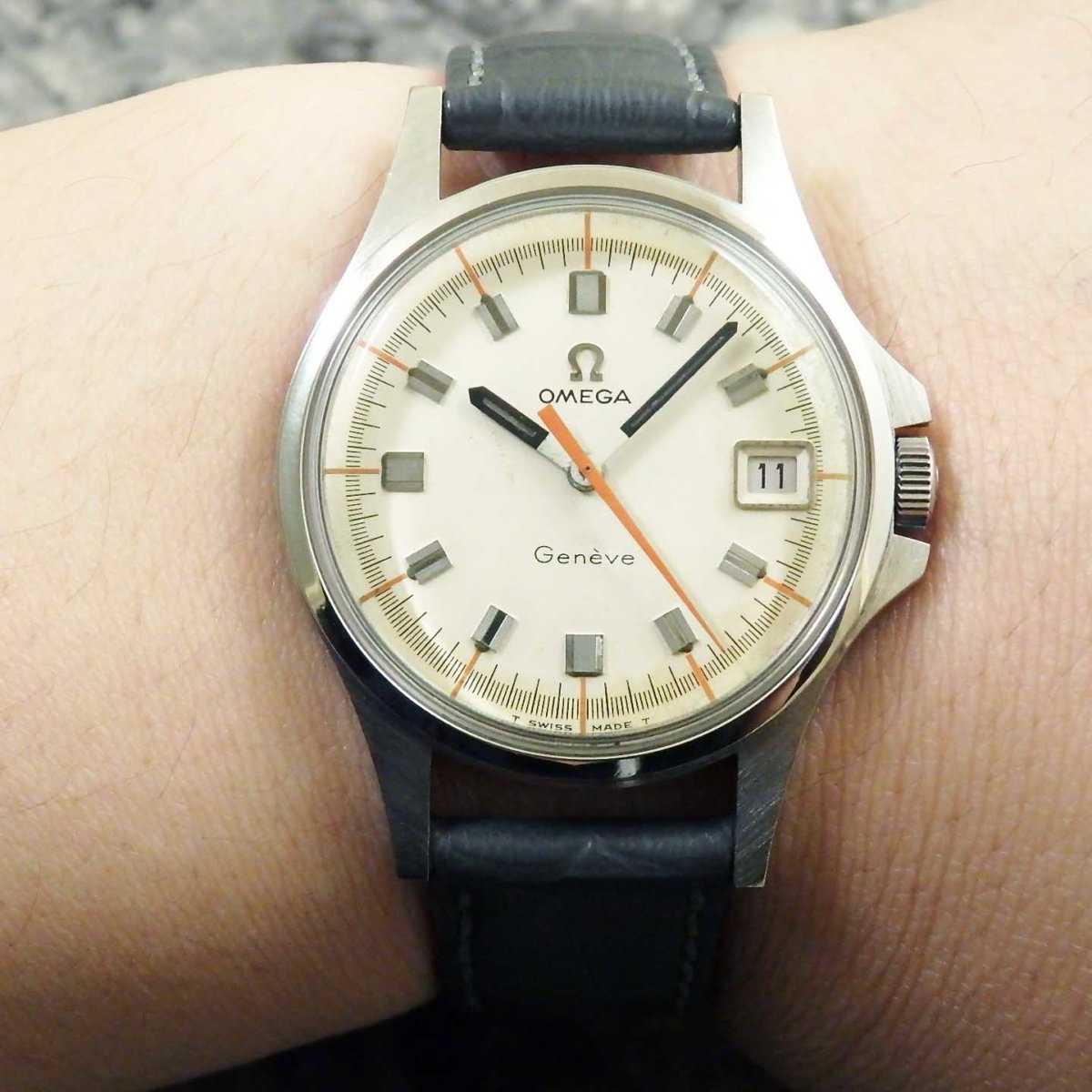 オメガ ジュネーブ アドミラリティケース 1970年 アンティーク OMEGA 希少